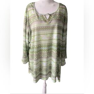 Allison daily 3X women’s top stretch Multicolor